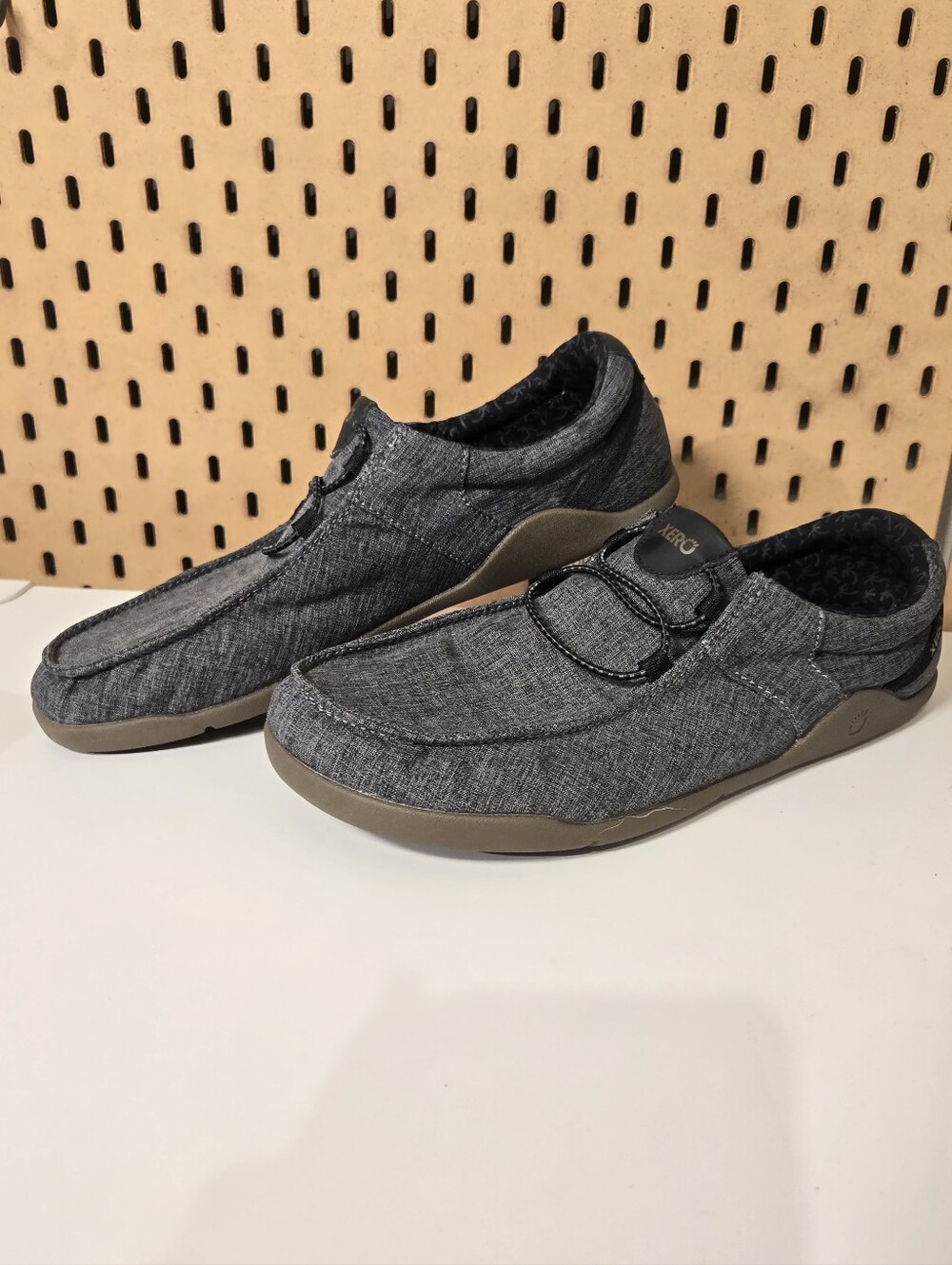 Xero Shoes Kona Sneakers Men's Slip-On Lightweight Casual Shoes 9.5 Grey
